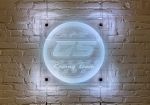 Световая вывеска AR на тросах